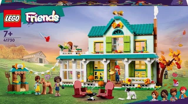 LEGO Friends Autumn's House 41730, Dolls House Playset with Accessories, Toy Horse & Mia Mini-Doll, Toys for Girls and Boys 7 Plus Years Old, Birthday Gift Idea