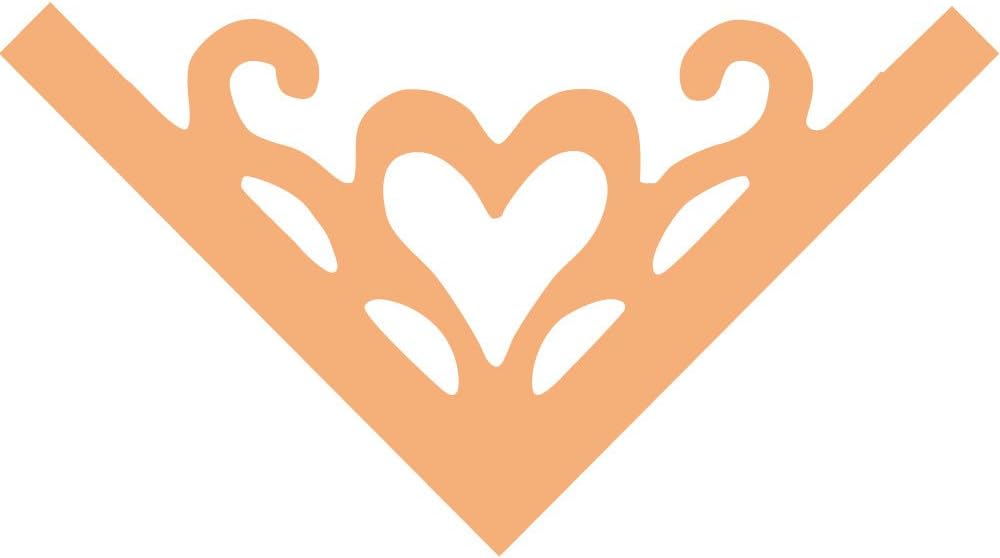 Kuretake Paper Punch KurePunch Corner, Decolation Heart (5002950007)