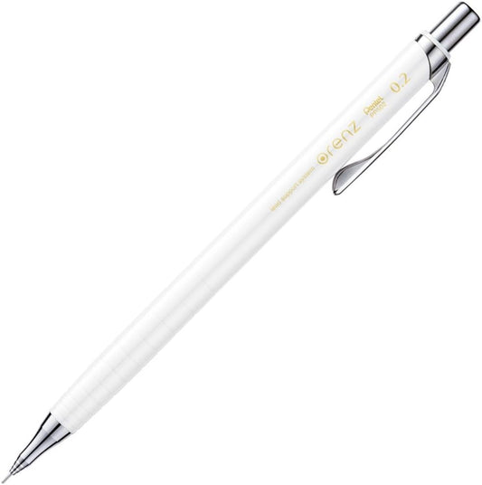 Pentel Mechanical Pencil Orenz 0.2mm, White Body (XPP502-W)