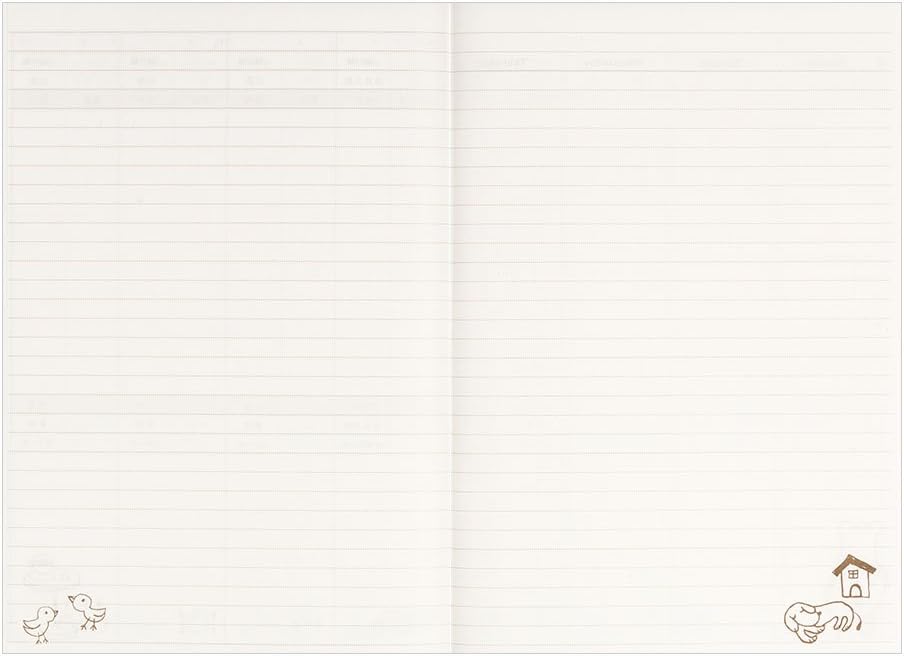 DESIGNPHIL 12266006 Household Account Book, A5 Monthly + Week, Cook Pattern