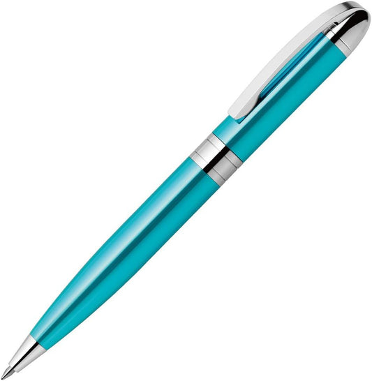 ZEBRA Oil Based Ink Ballpoint Pen, Fortia VC, Black Ink, Light Blue Body - BA93-LB