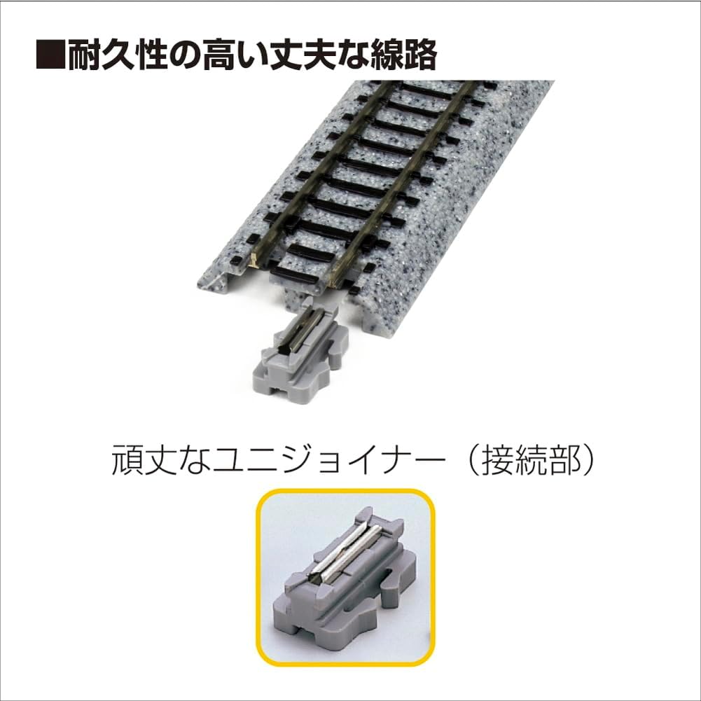 Kato USA Model Train Products Unitrack, 315mm (12 3/8") Radius 45-Degree Curve Track (4-Piece)