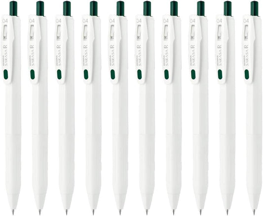 ZEBRA B-JJS29-R1-VGB Sarasa R 0.4mm Green Black 10pcs
