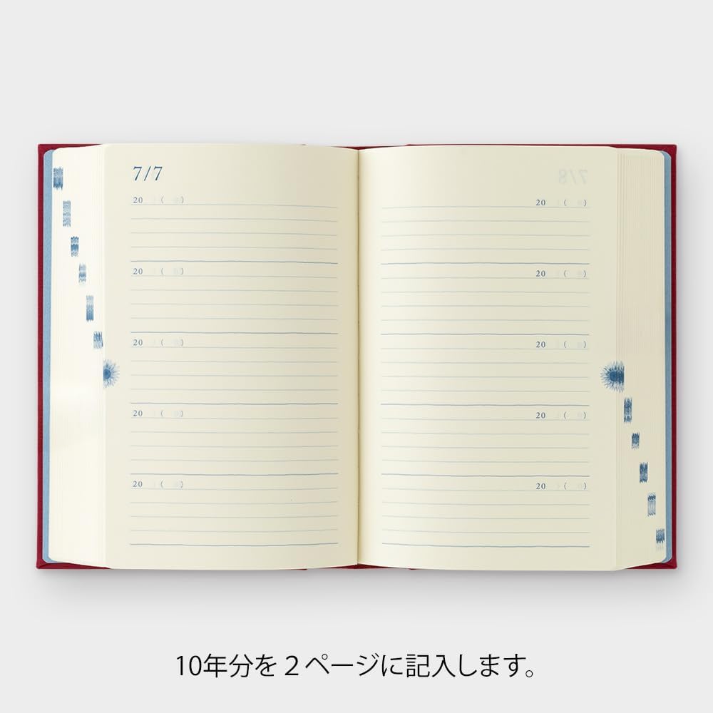 DESIGNPHIL Midori 12860006 Diary, 10-Year Consecutive Door