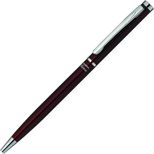 ZEBRA Fortia 500 Twist Ballpoint Pen - 0.7 mm - Wine Red Body - Black Ink (BA81-WR)