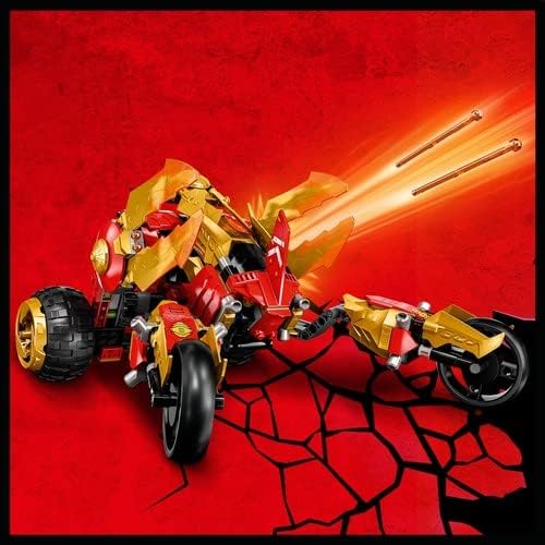 LEGO 71773 Ninjago The All-Terrain Golden Dragon of Kai, Car Toy and Zane Minifigure, for Ages 8 and Up
