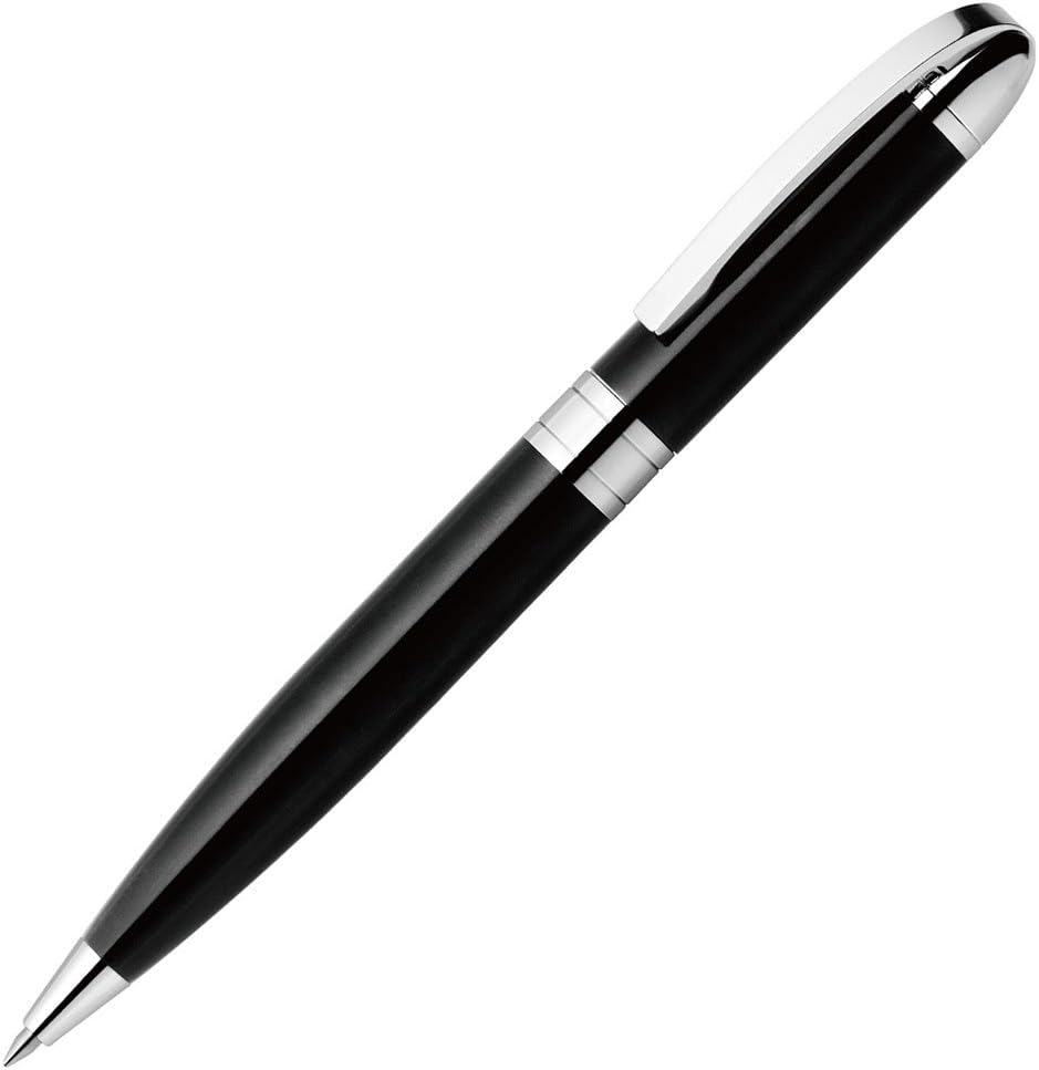 ZEBRA Oil Based Ink Ballpoint Pen, Fortia VC, Black Ink, Black Body - BA93-BK