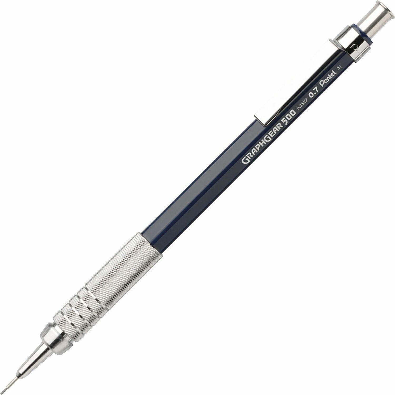 Pentel GraphGear 500 Mechanical Drafting Pencil, 0.7mm, Medium Line, Blue Barrel (PG527C, Japan Import)