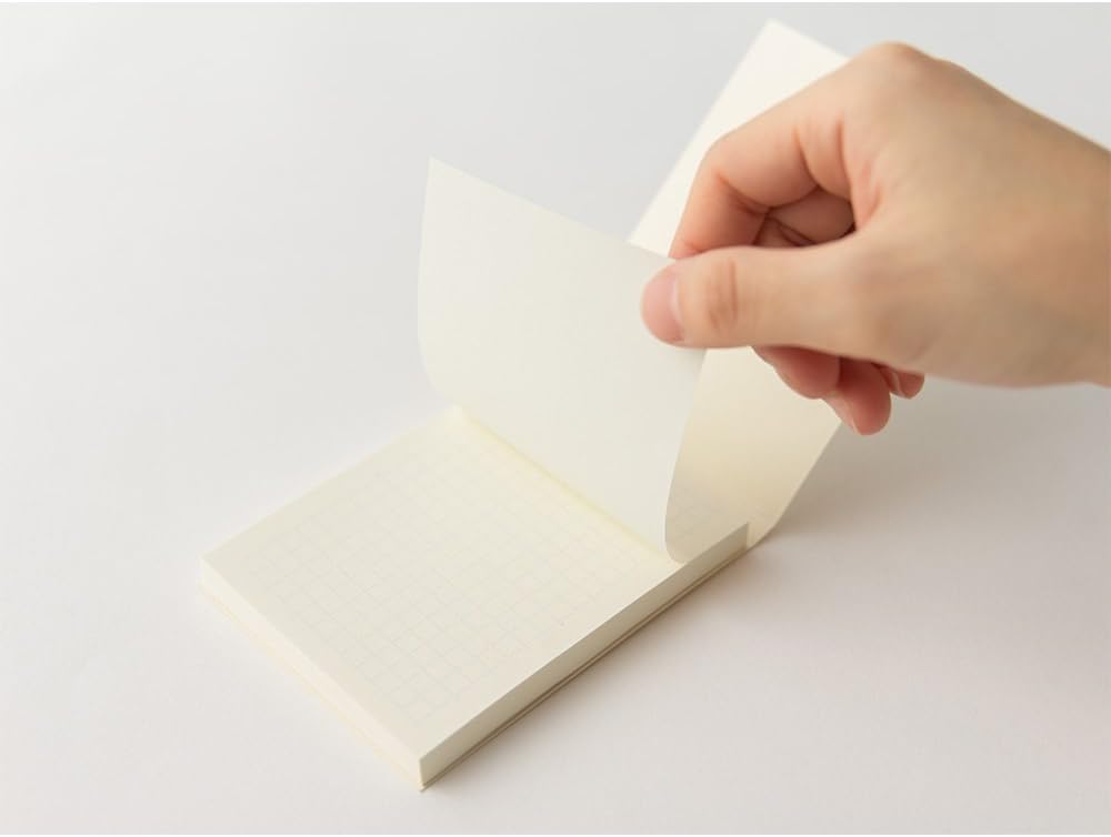 DESIGNPHIL 19031006 Midori Sticky Notes, MD Sticky Paper A7 Square Ruled