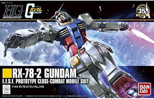Bandai Hobby HGUC RX-78-2 Gundam Revive Model Kit, 1/144 Scale (BAN196716)