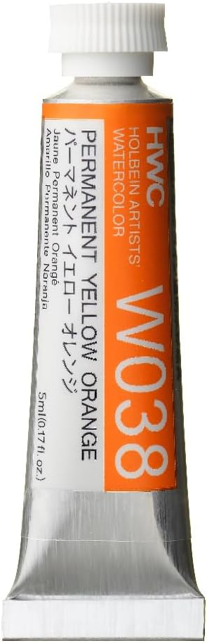 Holbein Artists Watercolor - Permanent Yellow Orange 5ml