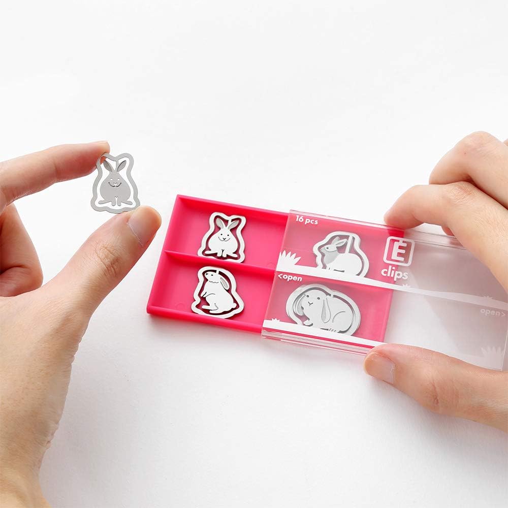 Midori Clip Etched Clips Rabbit Pattern 43358006