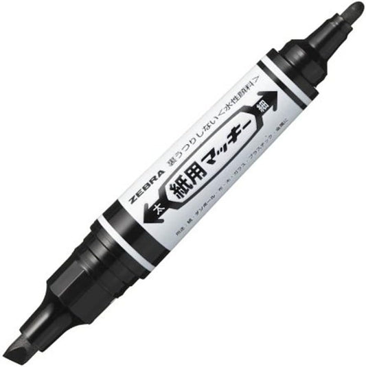 Zebra Mackie Water-Based Markers, For Paper
