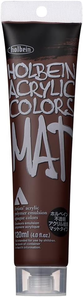 Holbein Acrylic Colors Mat Burnt Umber (A)
