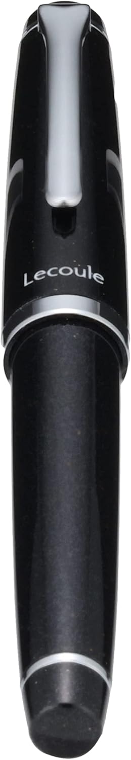 Sailor Fountain Pen Lecoule Power Stone Color, Black Crystal, Medium Fine (11-0311-320) packaging box