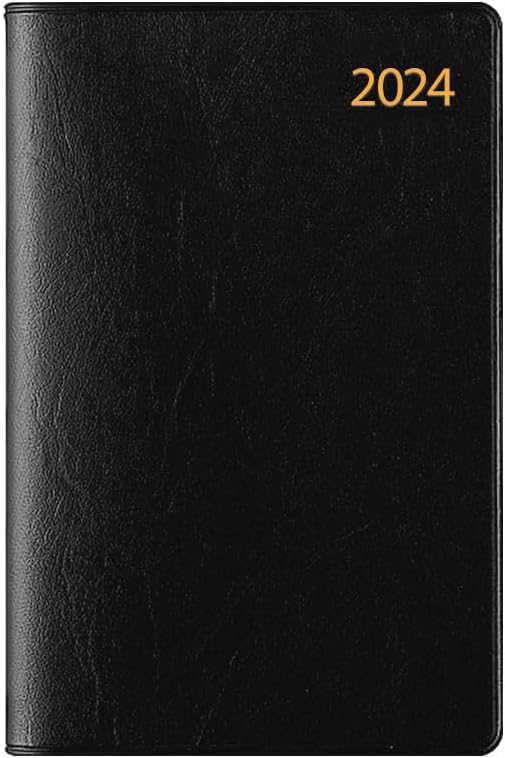 Midori PS-2 32923006 Business Diary Notebook, 2024, Slim, Weekly (Starts December 2023) (Weekly Left)