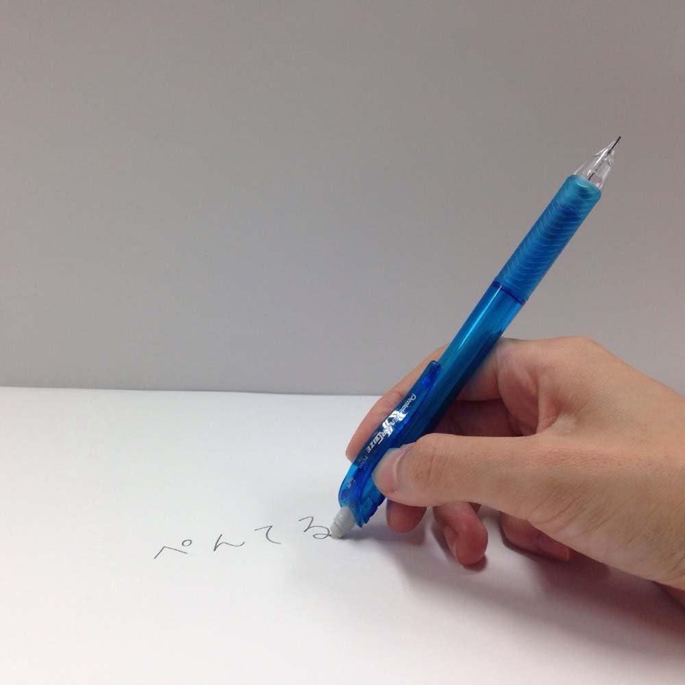 Pentel XPL105-S EnerGel X Mechanical Pencil, 0.02 inch (0.5 mm), Sky Blue, 5 Pieces