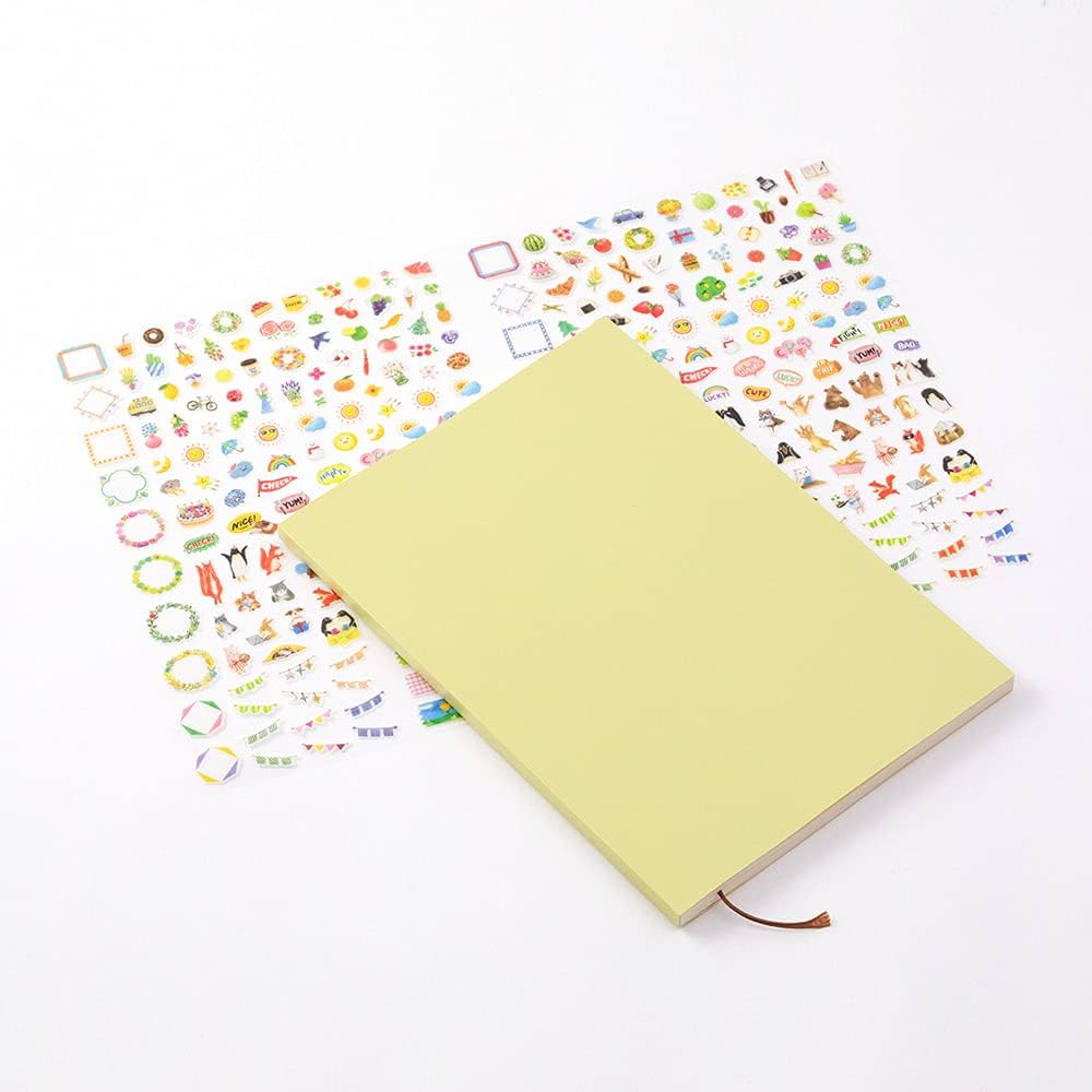 Midori Diary with Sticker Yellow 12891006 – Japan