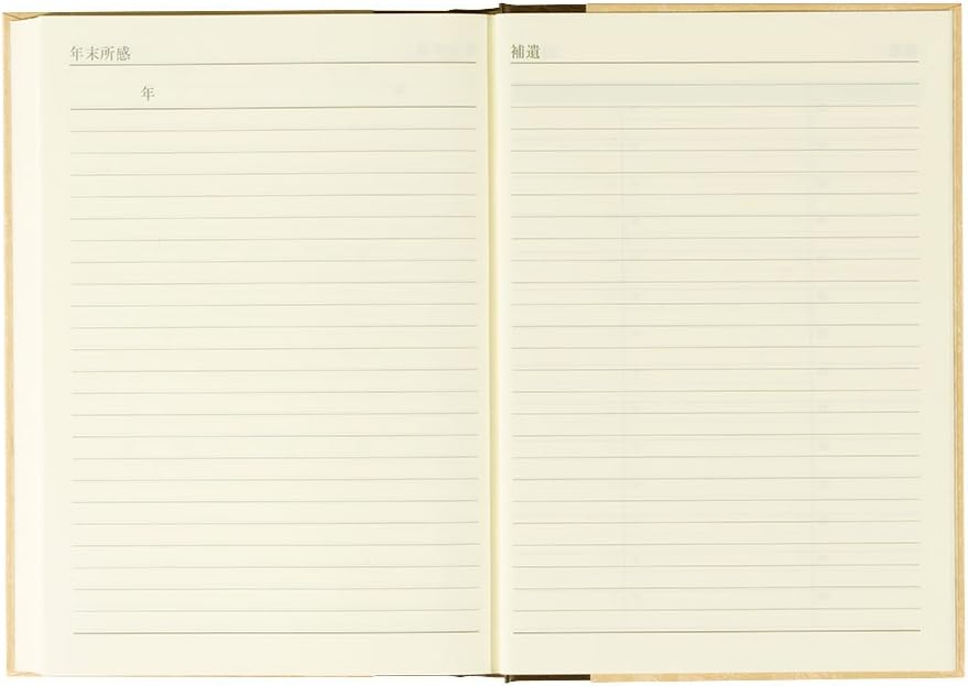 DESIGNPHIL Midori 12107001 Diary for 5 Year Consecutive Use, Western Style
