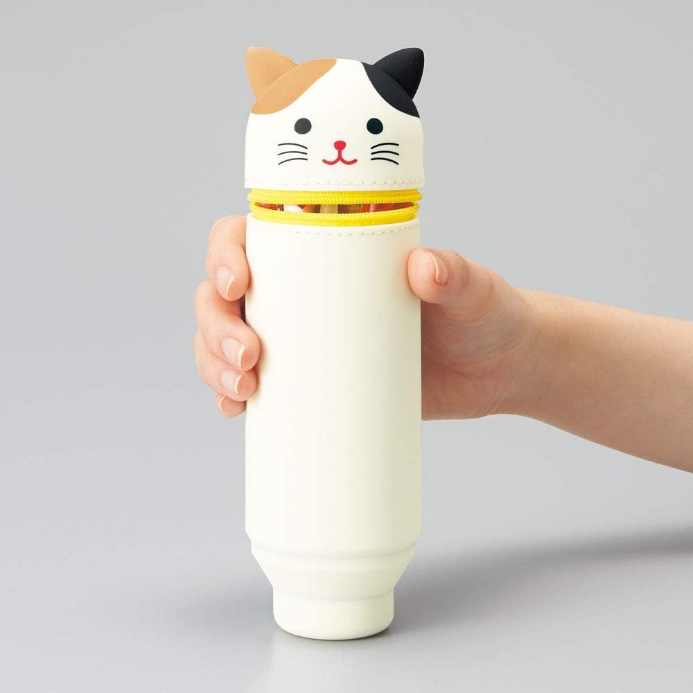 Animal design stand pen pencil case Rat Standard A7712-15