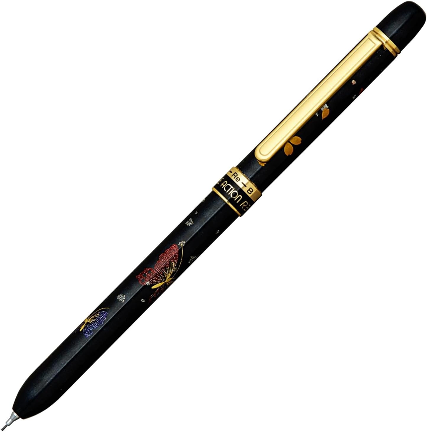 PLATINUM MWBS-4000M#1 Fountain Pen, Multi-Functional Pen, Double 3 Action, Modern Makie, Butterfly