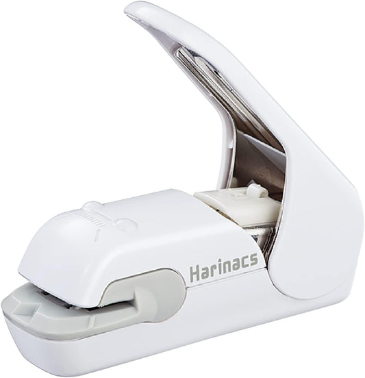 Kokuyo Stapleless Stapler, White Harinacs Press, Holeless for 5 Sheets Binding (SLN-MPH105W)