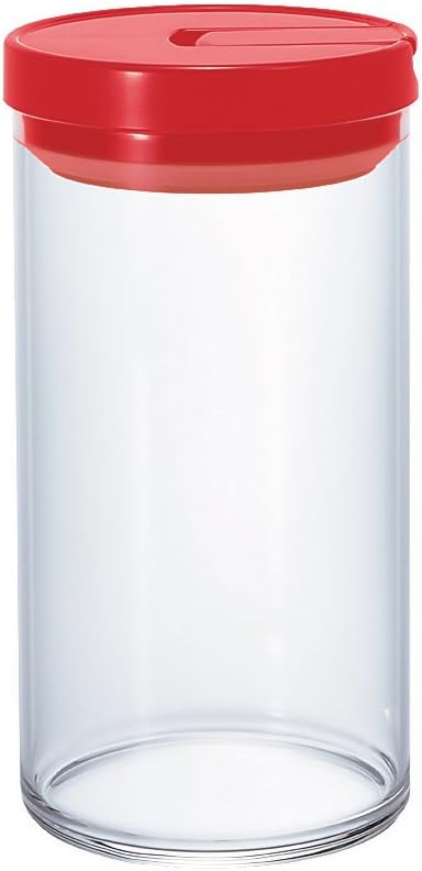 Hario Glass Canister for Coffee and Tea, 800ml, Black