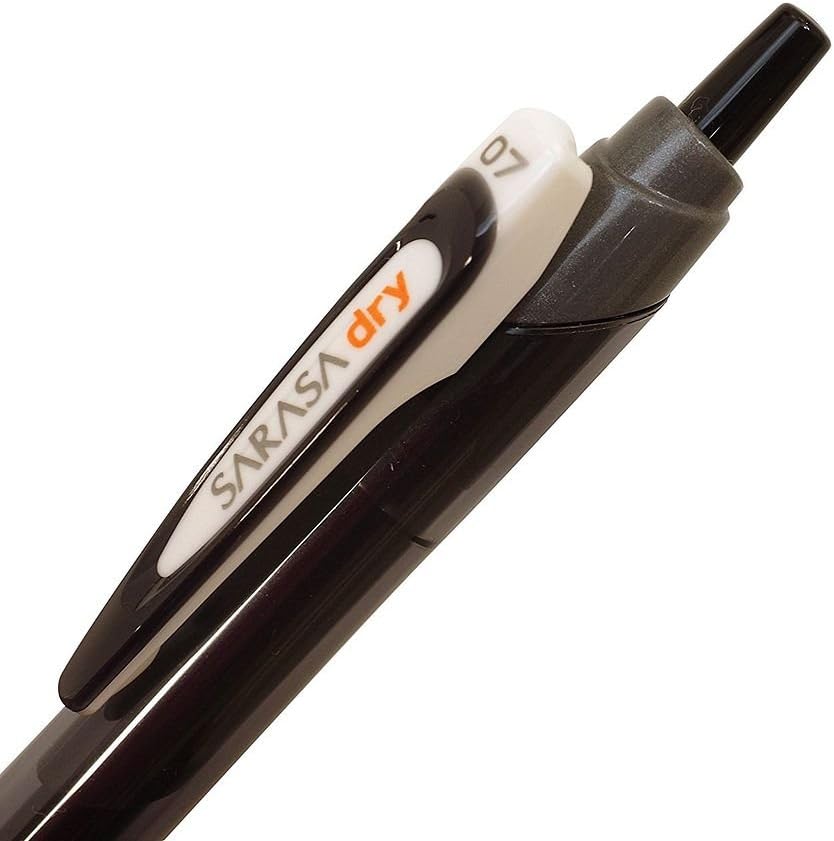 Low Viscosity Ballpoint Pen - ZEBRA Gel Ink Ballpoint Pen SARASA Dry (0.7mm) Red x 10 piece (Japan Import) - Smooth Precision Writing Experience - Office Journaling and Study Use