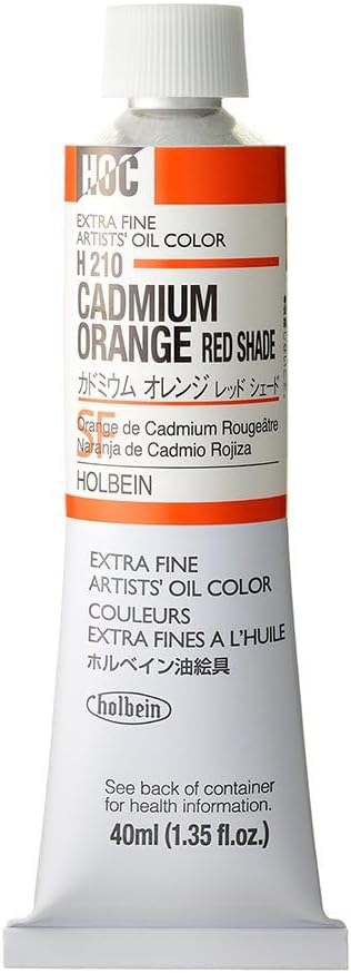 Holbein Artists' Oil 40ml Cadmium Orange Red Shade