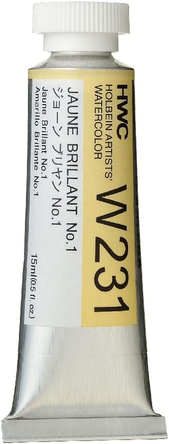 Holbein Artists' Watercolor 15ml Jaune Brillant #1