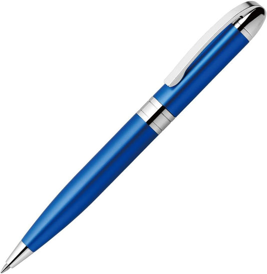 ZEBRA Oil Based Ink Ballpoint Pen, Fortia VC, Black Ink, Matte Blue Body - BA93-MTBL