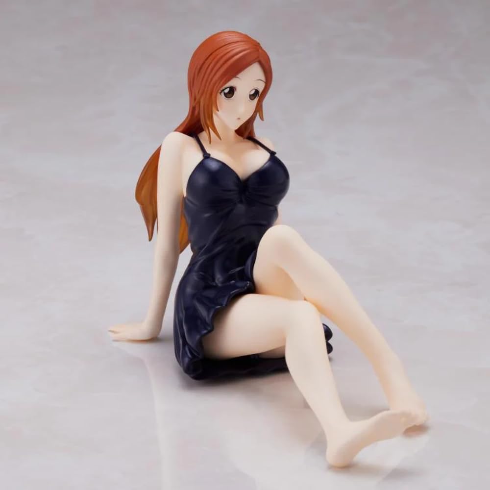 Banpresto Bleach Relax Time Orihime Inoue Statue – Anime collectible figure for display and gift