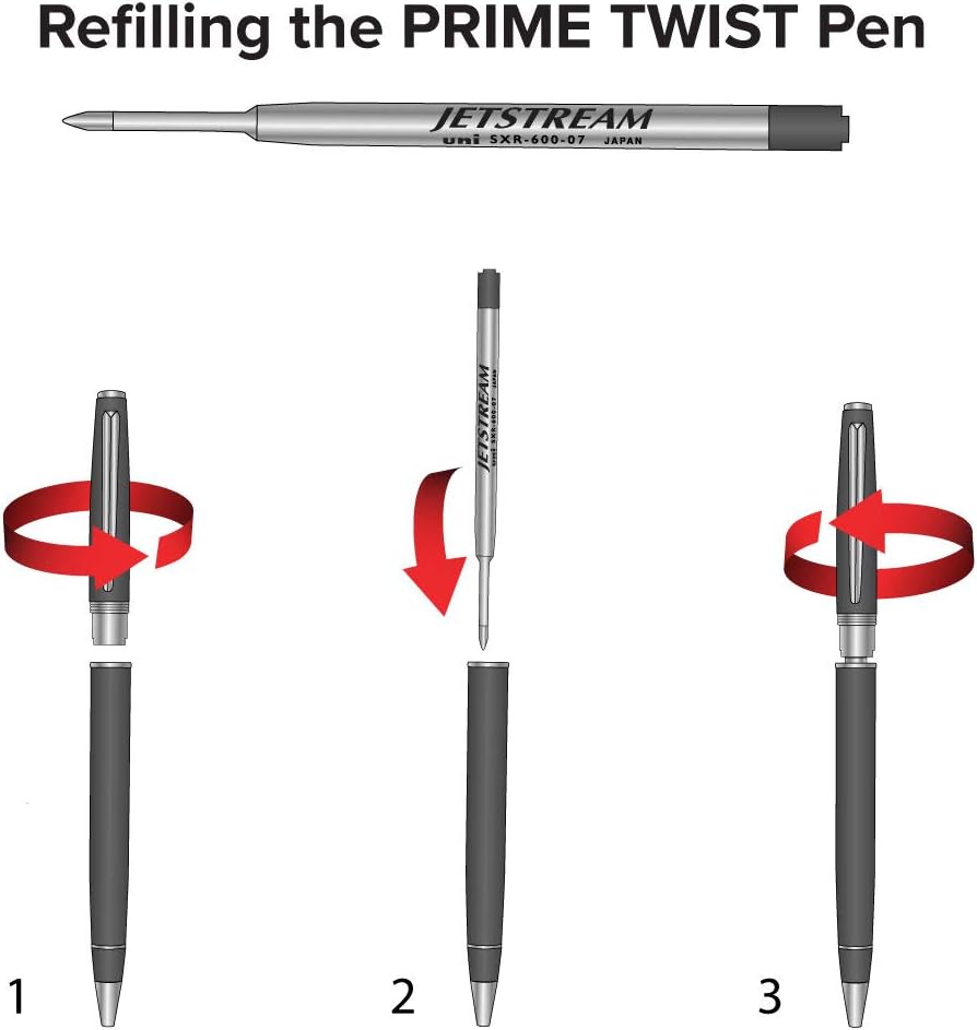 uni JETSTREAM PRIME Twist Mechanism Accessory Pack 0.7mm