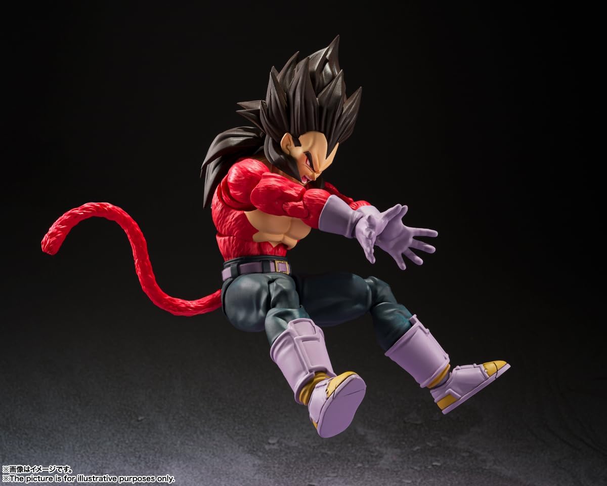 TAMASHII NATIONS - Dragon Ball GT - Super Saiyan 4 Vegeta, Bandai Spirits S.H.Figuarts Action Figure