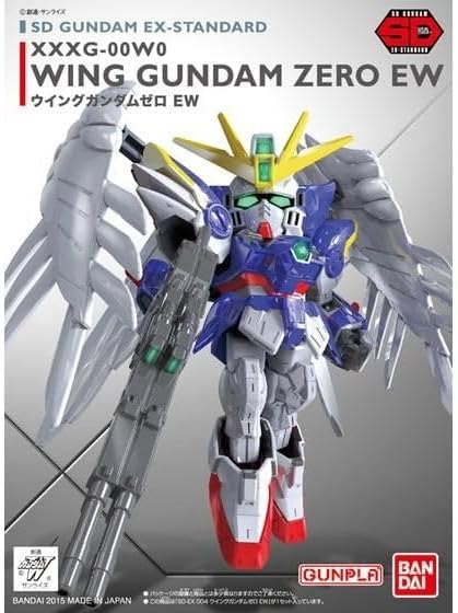 Bandai Hobby - Gundam Wing: Endless Waltz - 004 Wing Gundam Zero (EW) SD EX-Standard Model Kit
