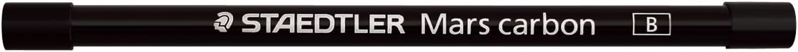 Staedtler Mars Carbon Lead, 2mm, B, 4 Lead (200-E4-B)