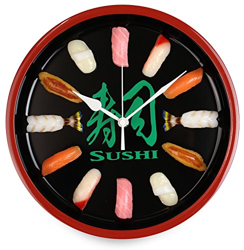 Japanese Sushi Wall Clock (japan import)