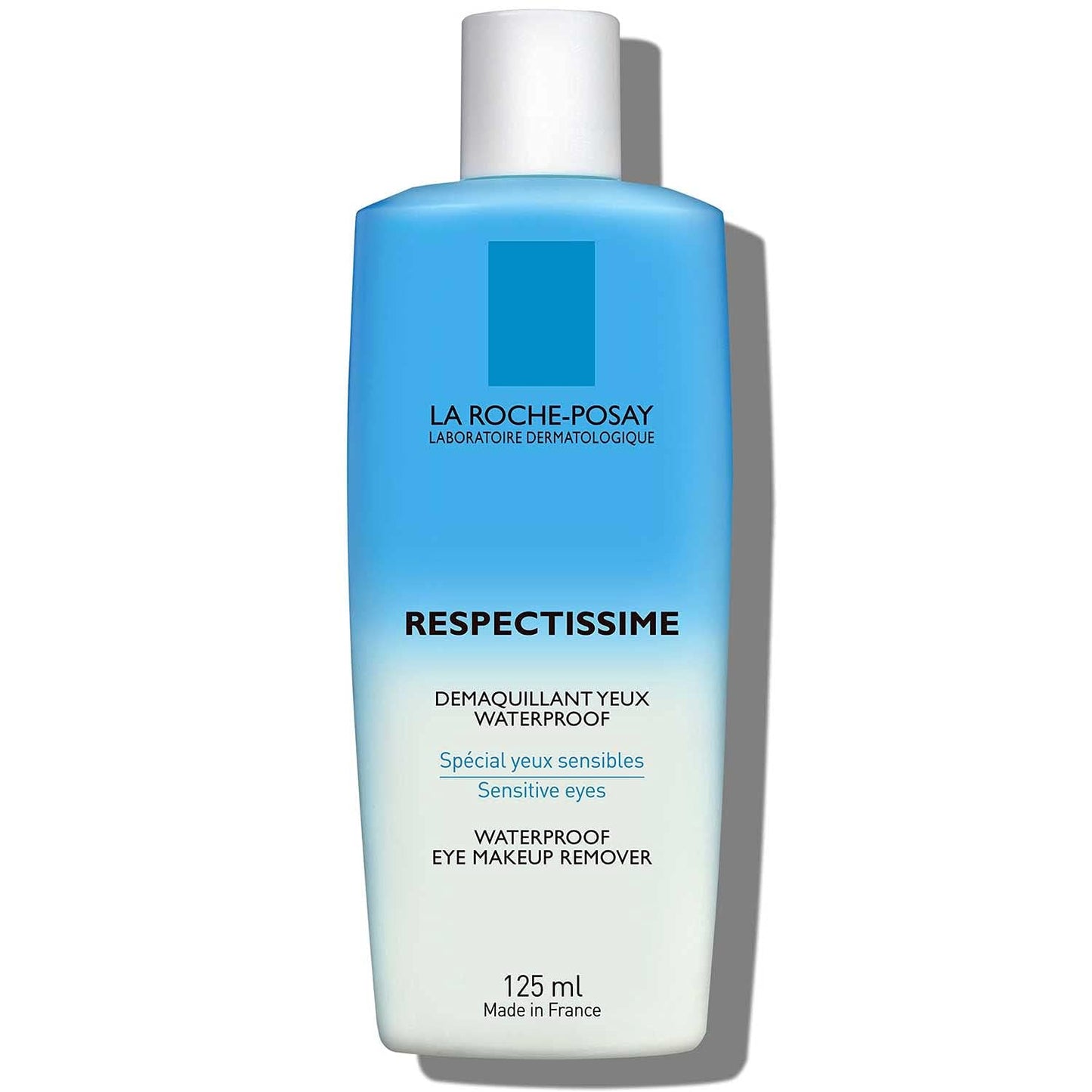 La Roche-Posay Respectissime Waterproof Eye Makeup Remover, Won't Irritate Sensitive Skin, Fragrance Free, 4.2 Fl Oz