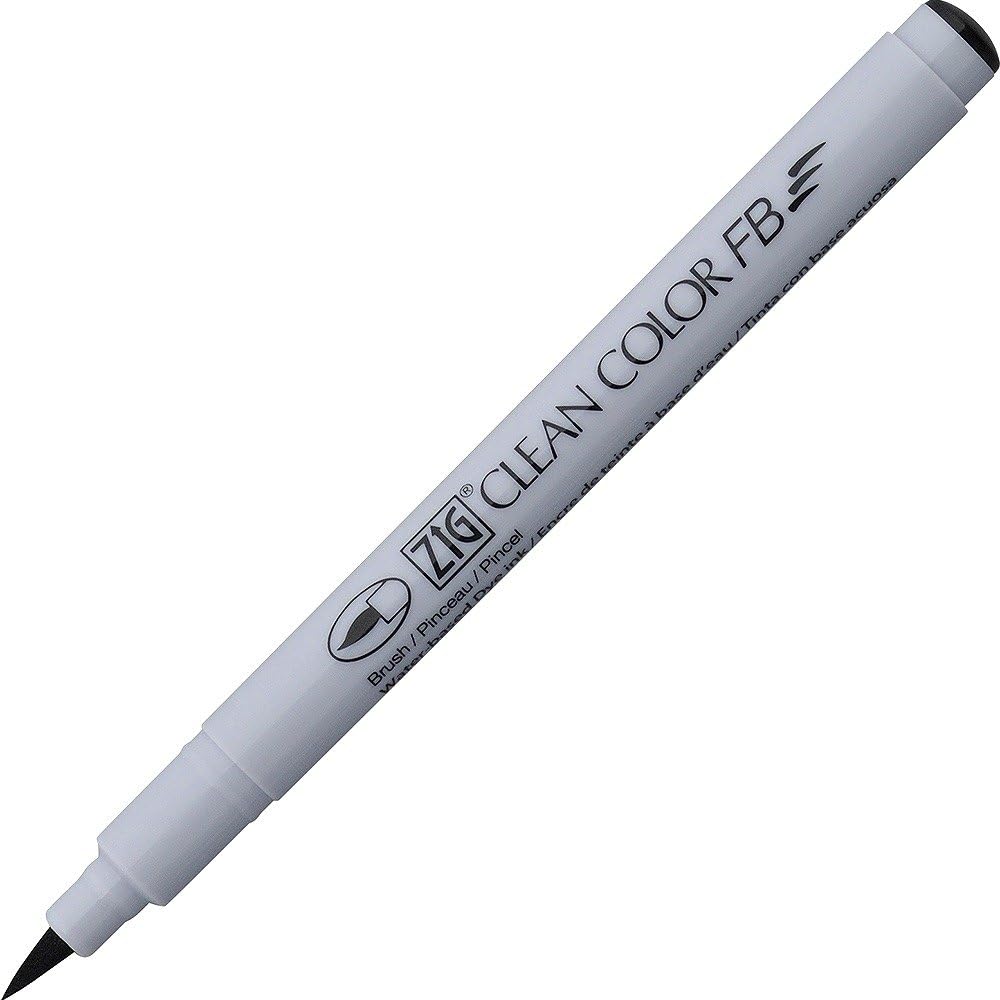 Zig Kuretake FB-6000T/48V Water-Based Pen, Clean Color, FB, 48 Colors