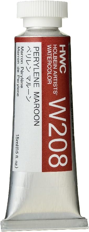 Holbein Artist's Watercolor 15ml Tube (Perylene Maroon) W208
