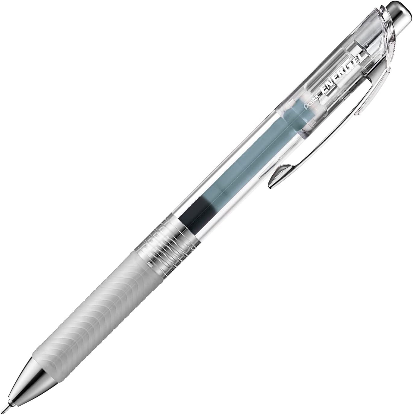Pentel XBLN75TL-N2 Gel Ink Ballpoint Pen, EnerGel Infree, 0.5mm, Rough Gray, 5 Pieces