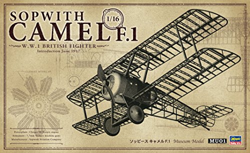 Hasegawa 1/16 Royal Air Force Sopwith Camel F.1 Plastic Model MU01