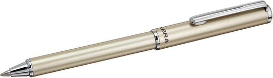 ZEBRA SL-F1 Mini Ballpoint Pen, 0.7 mm, Silver Body, Black Ink (BA55-S)