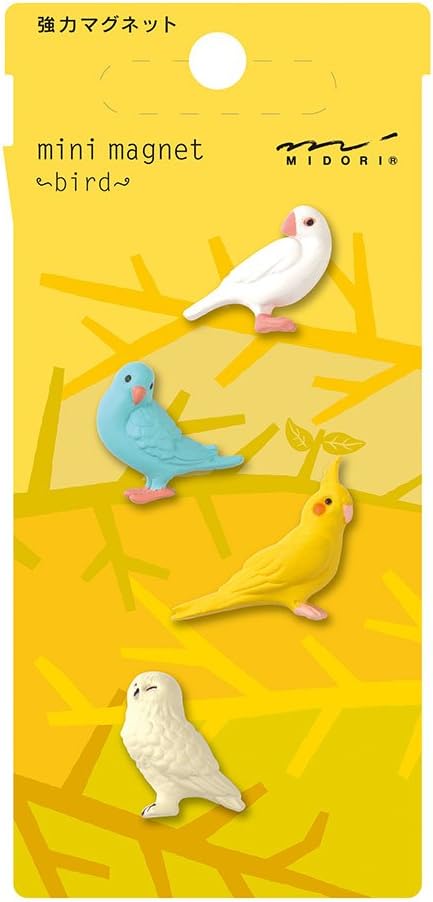 Midori Mini Magnet, Birds (49756006)