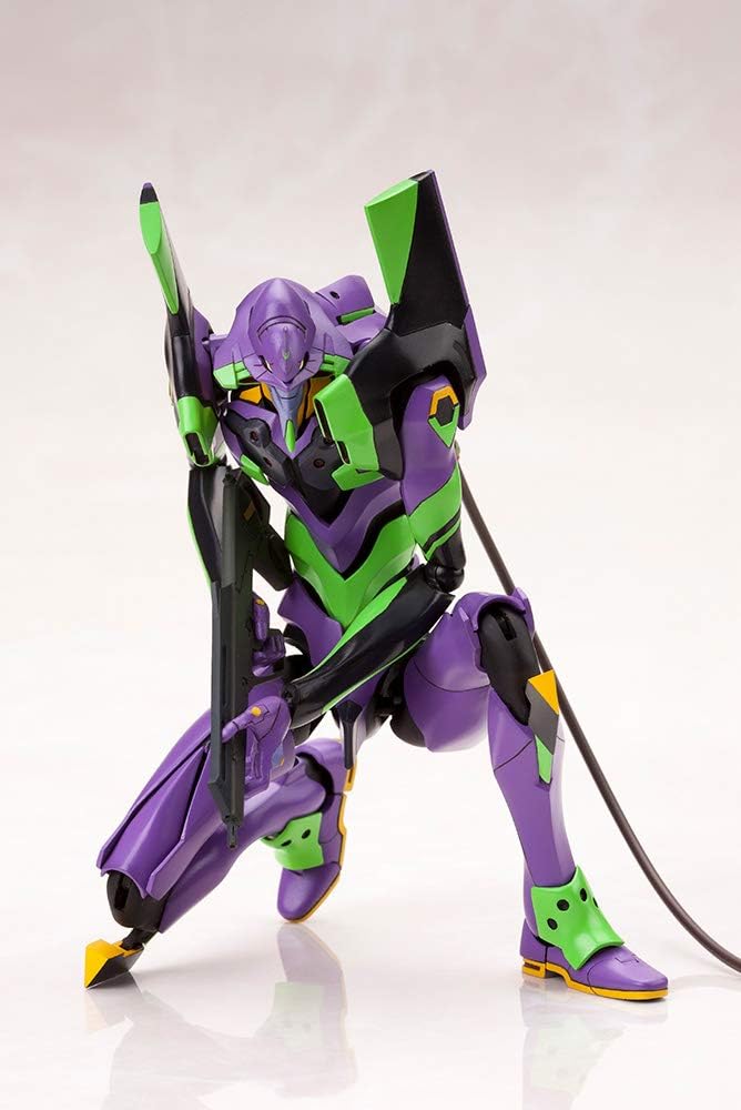 Shin Evangelion KP618X Evangelion Movie Version First Unit with Cassius Spear, Total Height: Approx. 7.5 inches (190 mm), 1/400 Scale, Plastic Model, Molded Color