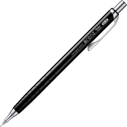 Pentel Mechanical Pencil Orenz 0.3mm, Black Body (XPP503-A)