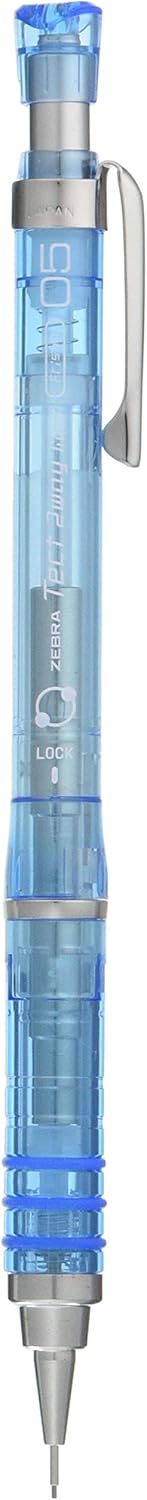 ZEBRA Mechanical Pencil, Tect 2 Way Light, 0.5mm, Light Blue Body (MA42-LB)