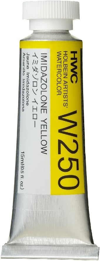 Holbein Artist Watercolor, 15ml Tube, Imidazolone Yellow (W250)