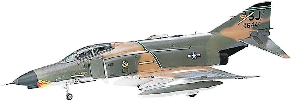 Hasegawa 1/72 F-4E Phantom II Model Kit – Military Aircraft Collectible