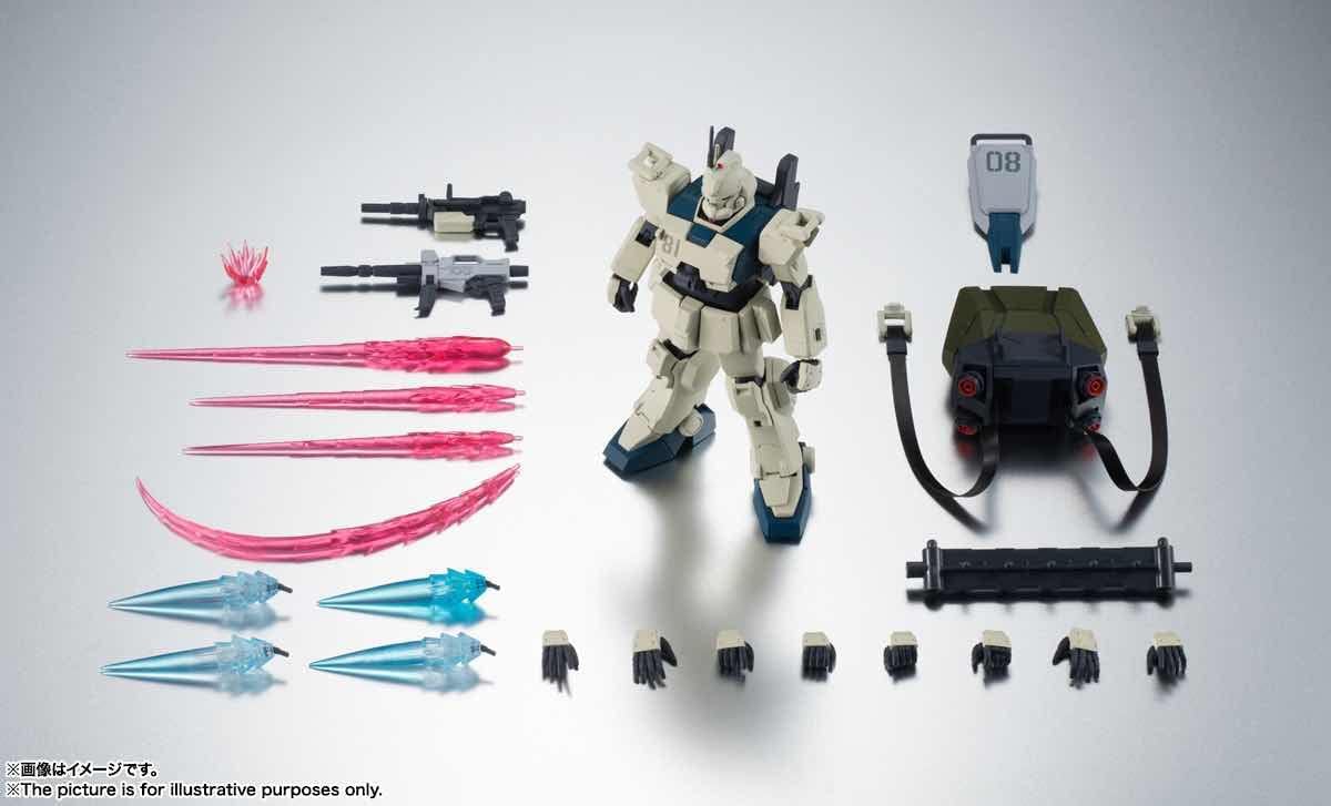 TAMASHII NATIONS - Mobile Suit Gundam: The 08th MS Team - RX-79(G) EZ-8 Gundam EZ-8 Version A.N.I.M.E., Bandai Spirits The Robot Spirits Collectible